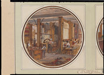 The Gobelins Workshop, 1840 by Jean-Charles Develly