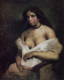 A Mulatto Woman, c.1821-24 by Ferdinand Victor Eugene Delacroix