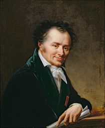 Portrait of Dominique Vivant Baron Denon von Robert Lefevre