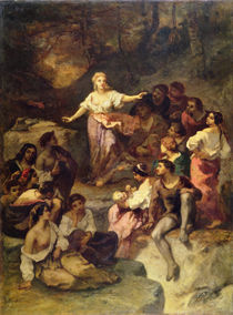Gypsy Encampment, 1848 von Narcisse Virgile Diaz de la Pena