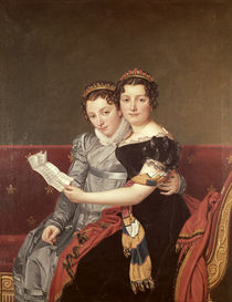 Zenaide and Charlotte Bonaparte by Jacques Louis David