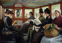 On the Omnibus, 1880 by Maurice Delondre