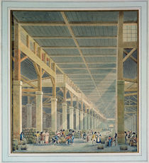View of 'La Halle aux Vins' von Auguste Hibon