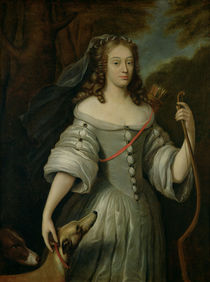 Portrait of Francoise Louise de la Baume le Blanc Duchesse de Vaujour by Claude Lefebvre