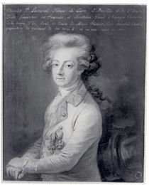Portrait of Marshal Charles-Joseph Prince de Ligne by Edmond Leclerq