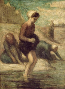 At the Water's Edge, c.1849-53 by Honore Daumier