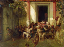 Leaving the Turkish School by Alexandre Gabriel Decamps