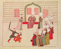 Ms 1671 A vizier watching an execution by Islamic School