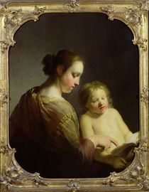 The Virgin Teaching the Infant Christ to Read von Pieter Fransz. de Grebber