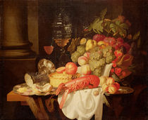 Still Life with Lobster by Johannes Hannot