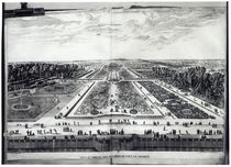 Perspective View of the Garden of Vaux-le-Vicomte von Israel, the Younger Silvestre