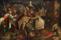 The Fight of the Blind Men by Flemish School