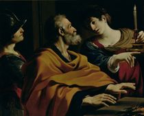 The Denial of St. Peter by Guercino