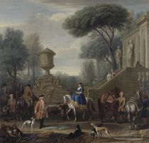 Preparing for the Hunt, c.1740-50 by John Wootton