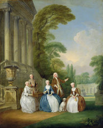 Portrait of a Family, 1740 von Joseph Francis Nollekens
