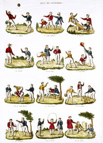 Children's Games, 1810 by French School