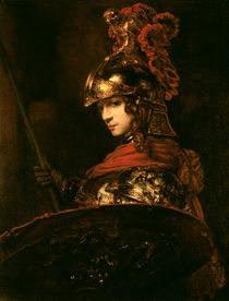 Pallas Athena or, Armoured Figure von Rembrandt Harmenszoon van Rijn