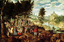 The Sermon of St. John the Baptist by Flemish School