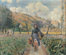 In the Garden by Camille Pissarro