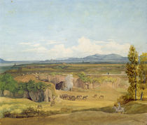 View of the Roman Campagna von Johann Christoph Erhard