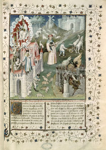 Ms 55 t.2 fol.3 The City of God by French School