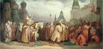 Palm Sunday Procession under the Reign of Tsar Alexis Romanov 1868 by Viatcheslav Grigorievitch Schwarz