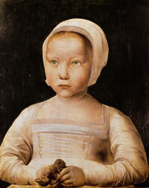Young Girl with a Dead Bird by Flemish School