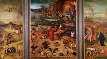 Triptych of the Temptation of St. Anthony von Hieronymus Bosch
