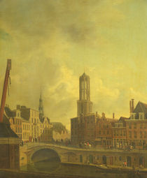 Utrecht Street Scene by Dutch School