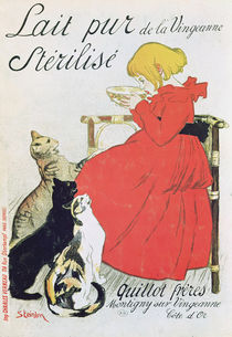 Poster advertising 'Pure Sterilised Milk from La Vingeanne' von Theophile Alexandre Steinlen