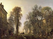 Boulevard Poissonniere in 1834 von Isidore Dagnan