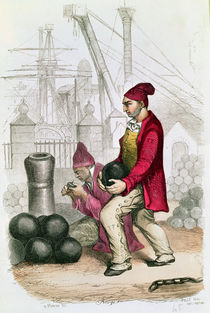 A Convict in the Toulon Penal Colony von Jules Achille Noel