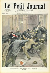 The Assassination of President Carnot by French School
