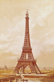 The Eiffel Tower, 1889 by French School