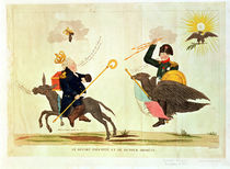 Caricature of the 'Hundred Days' by French School