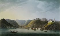 View of the West Side of Porto Ferraio Bay by Captain James Weir