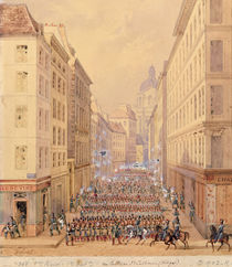 March of the First Battalion von Gaspard Gobaut
