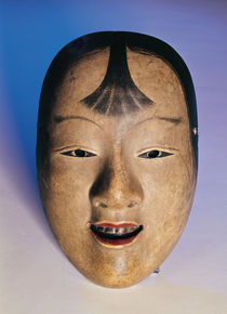 Noh theatre mask of a young boy called Kasshiki by Japanese School