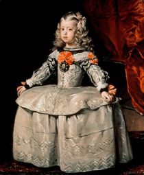 Portrait of the Infanta Margarita Aged Five by Diego Rodriguez de Silva y Velazquez