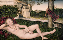 Diana Resting, or The Nymph of the Fountain von Lucas, the Elder Cranach