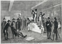 Slave Auction in Charleston von French School