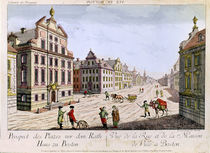 View of the Town Hall, Boston by Franz Xavier Habermann