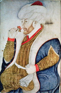 Portrait of Sultan Mehmet II von Turkish School