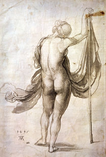 Nude Study or, Nude Female from the Back von Albrecht Dürer