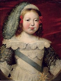 Portrait of Louis XIV as a child by Claude Deruet