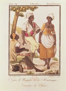 Negro and Negress from Martinique Dancing 'la Chica' von Jacques Grasset de Saint-Sauveur