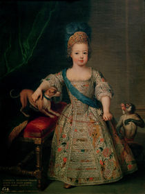 Louis XV as a child, 1714 von Pierre Gobert