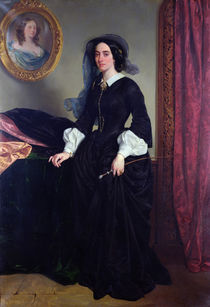 Portrait of Marie Deveria, 1856 by Eugene Deveria