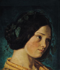 Portrait of Zelie Courbet, c.1842 by Gustave Courbet