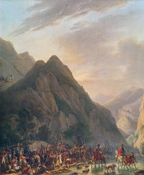 Passage of Mount Albaredo von Antoine Pierre Mongin